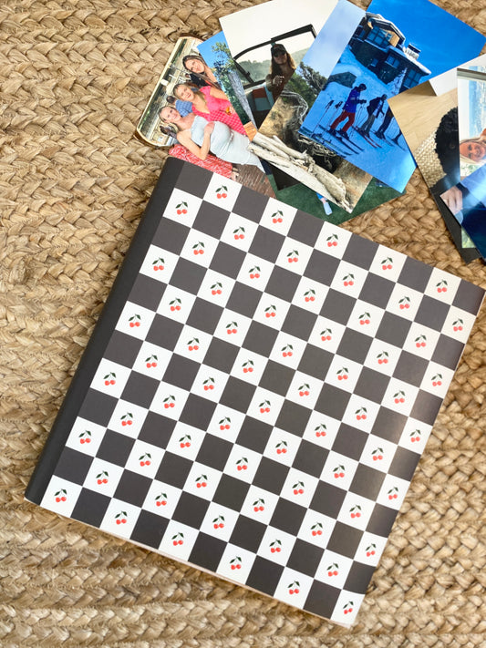 Checkered Cherry - Peppercorn Black
