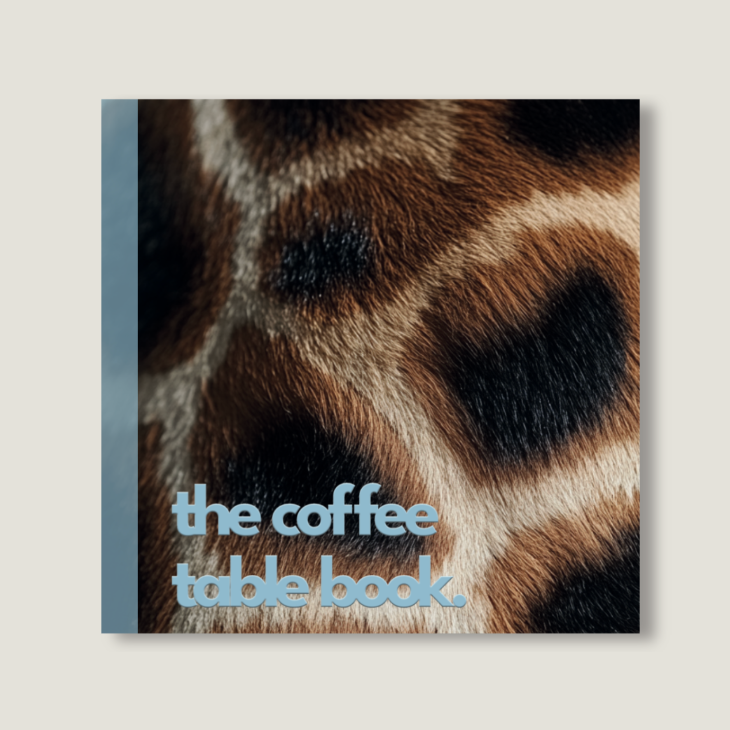Trendy Home Decor - Photo Album Book - Giraffe Animal Print