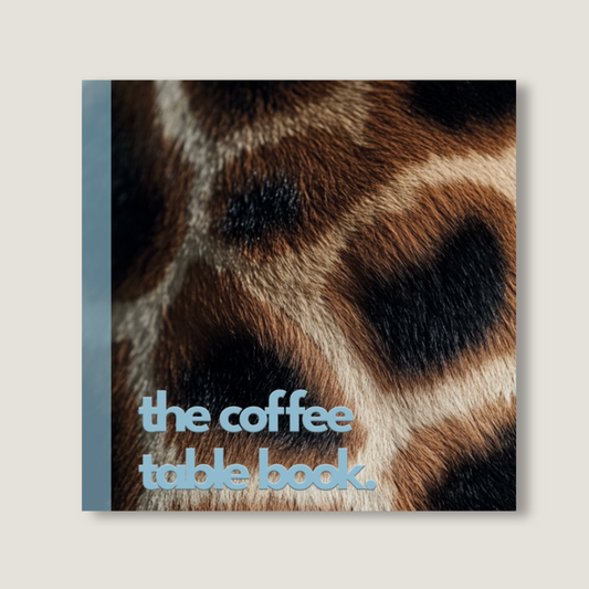 Trendy Home Decor - Photo Album Book - Giraffe Animal Print