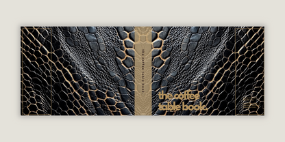 Snakeskin Print Photo Album Dust Jacket