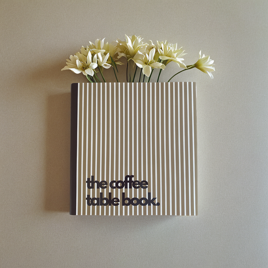 Vertical Striped - Latte Brown